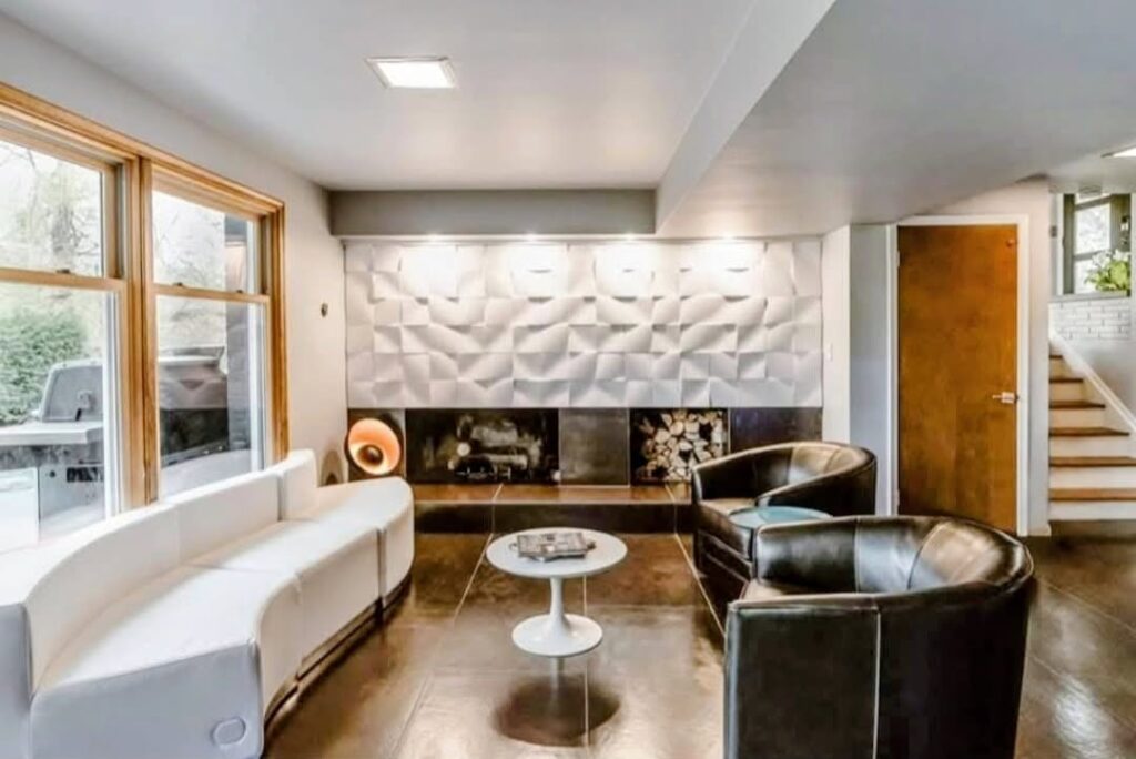Living Room Designed by Valia Design Build Bloomfield Hills