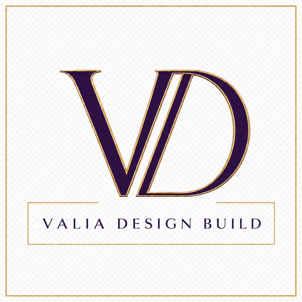 Transparent background logo for Valia Design Build Bloomfield Hills Michigan